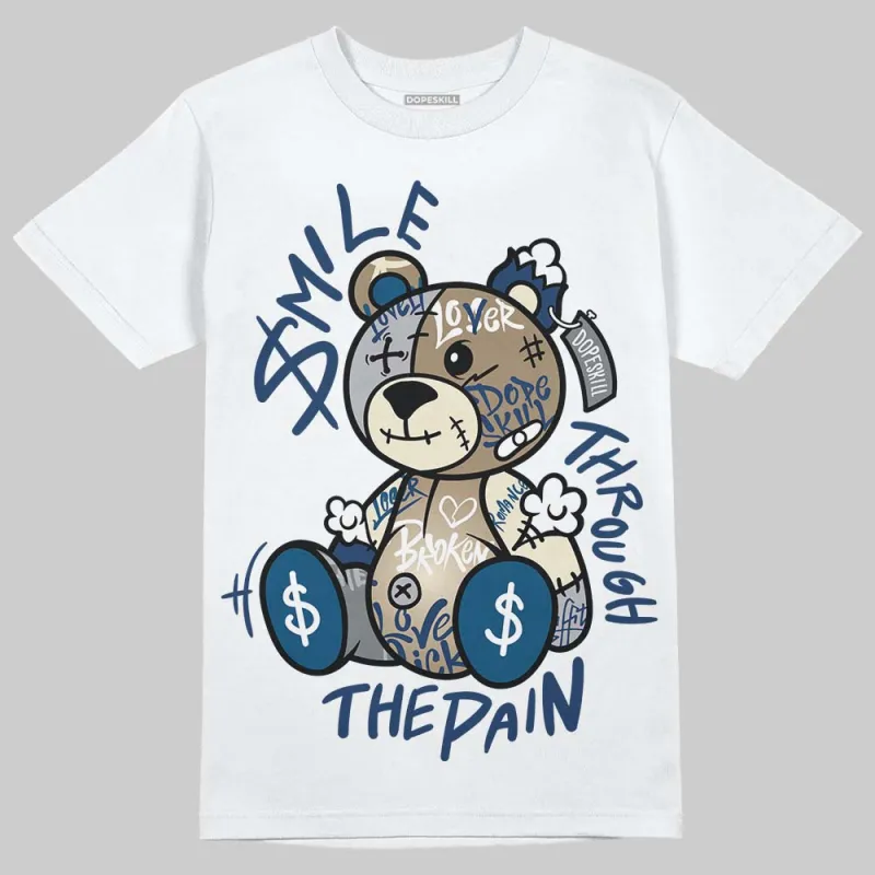 Gel Kayano 14 Cream Pure Silver DopeSkill T-Shirt Smile Through The Pain Graphic sold by DopeSkill