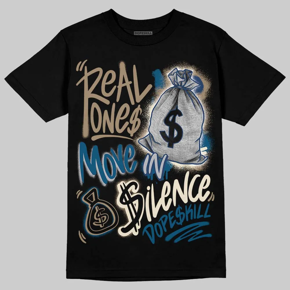 Gel Kayano 14 Cream Pure Silver DopeSkill T-Shirt Real Ones Move In Silence Graphic sold by DopeSkill product image thumbnail 2