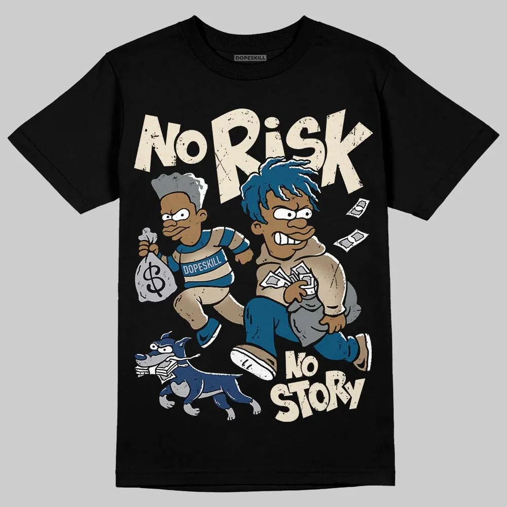 Gel Kayano 14 Cream Pure Silver DopeSkill T-Shirt No Risk No Story Graphic sold by DopeSkill product image thumbnail 2