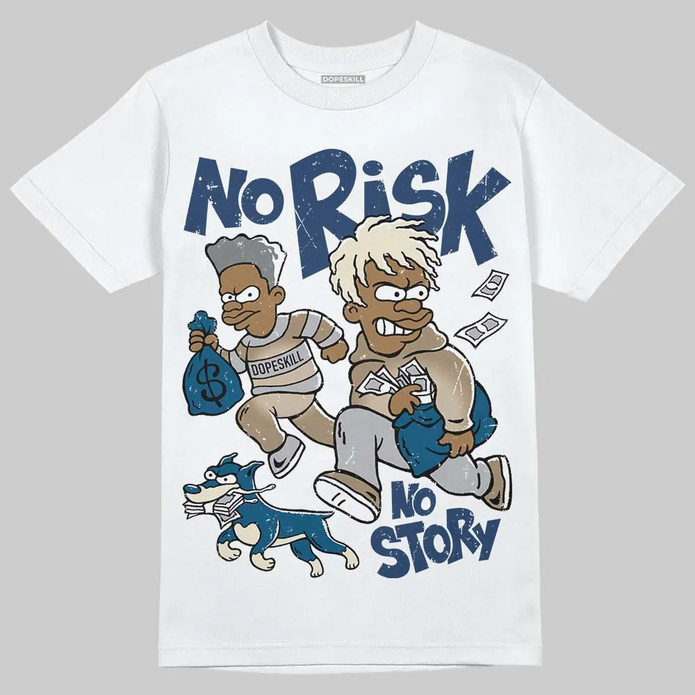 Gel Kayano 14 Cream Pure Silver DopeSkill T-Shirt No Risk No Story Graphic sold by DopeSkill