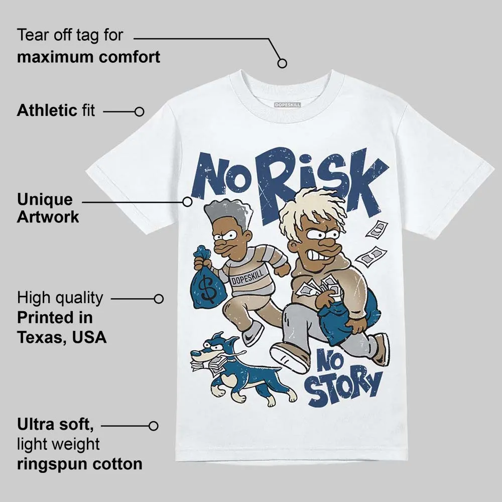 Gel Kayano 14 Cream Pure Silver DopeSkill T-Shirt No Risk No Story Graphic sold by DopeSkill product image thumbnail 3