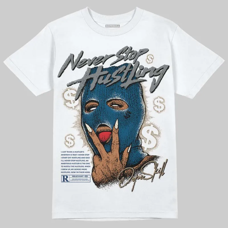Gel Kayano 14 Cream Pure Silver DopeSkill T-Shirt Never Stop Hustling Graphic sold by DopeSkill