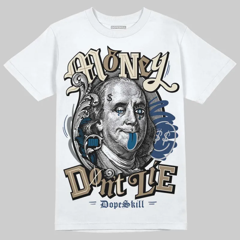 Gel Kayano 14 Cream Pure Silver DopeSkill T-Shirt Money Don't Lie Graphic sold by DopeSkill