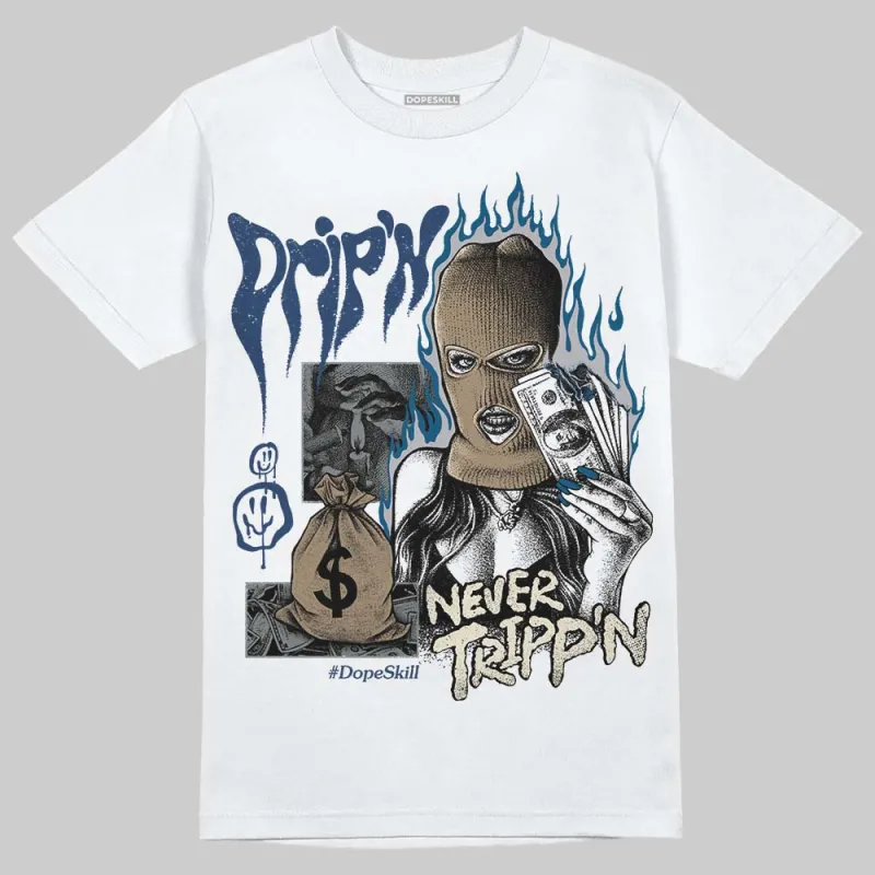 Gel Kayano 14 Cream Pure Silver DopeSkill T-Shirt Drip'n Never Tripp'n Graphic sold by DopeSkill