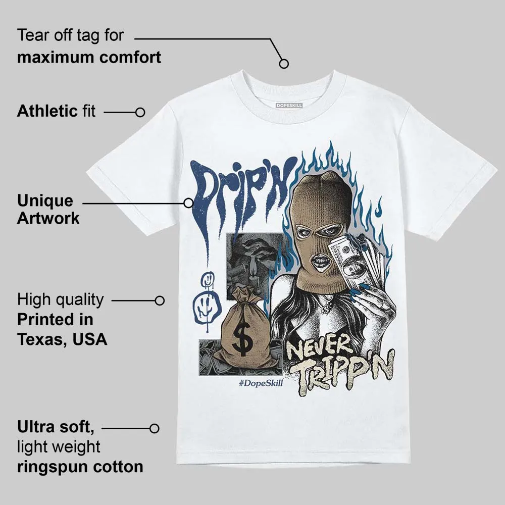 Gel Kayano 14 Cream Pure Silver DopeSkill T-Shirt Drip'n Never Tripp'n Graphic sold by DopeSkill product image thumbnail 3