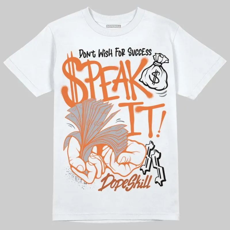 Kayano 14 Silver Piquant Orange DopeSkill T-Shirt Speak It Graphic sold by DopeSkill