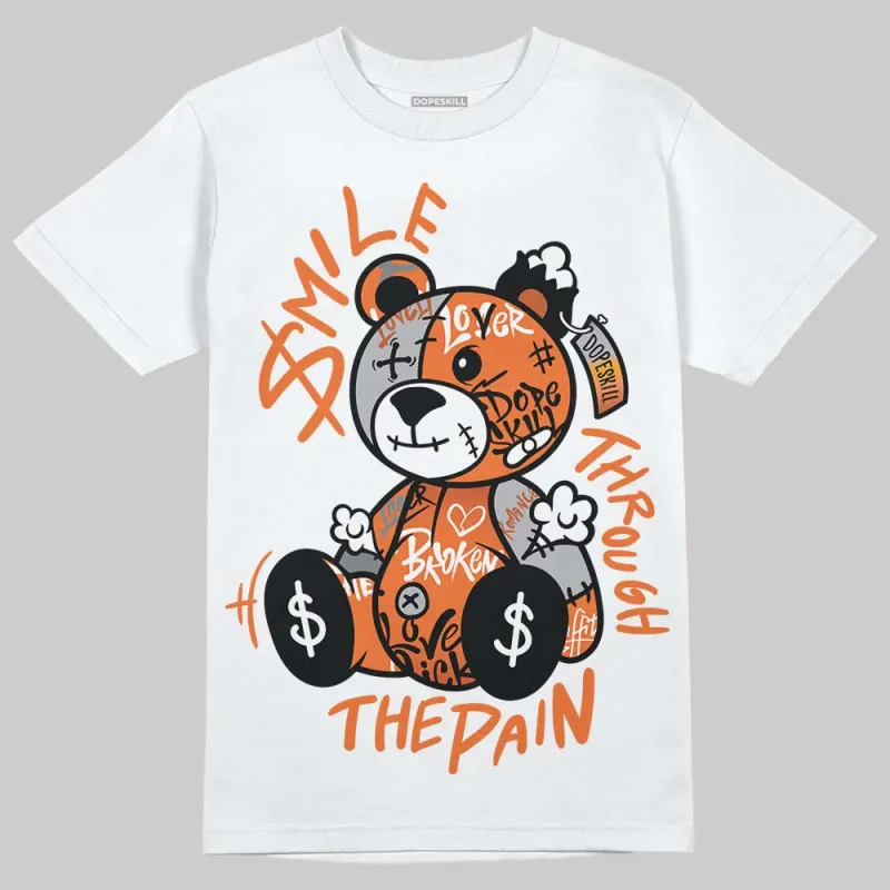 Kayano 14 Silver Piquant Orange DopeSkill T-Shirt Smile Through The Pain Graphic sold by DopeSkill