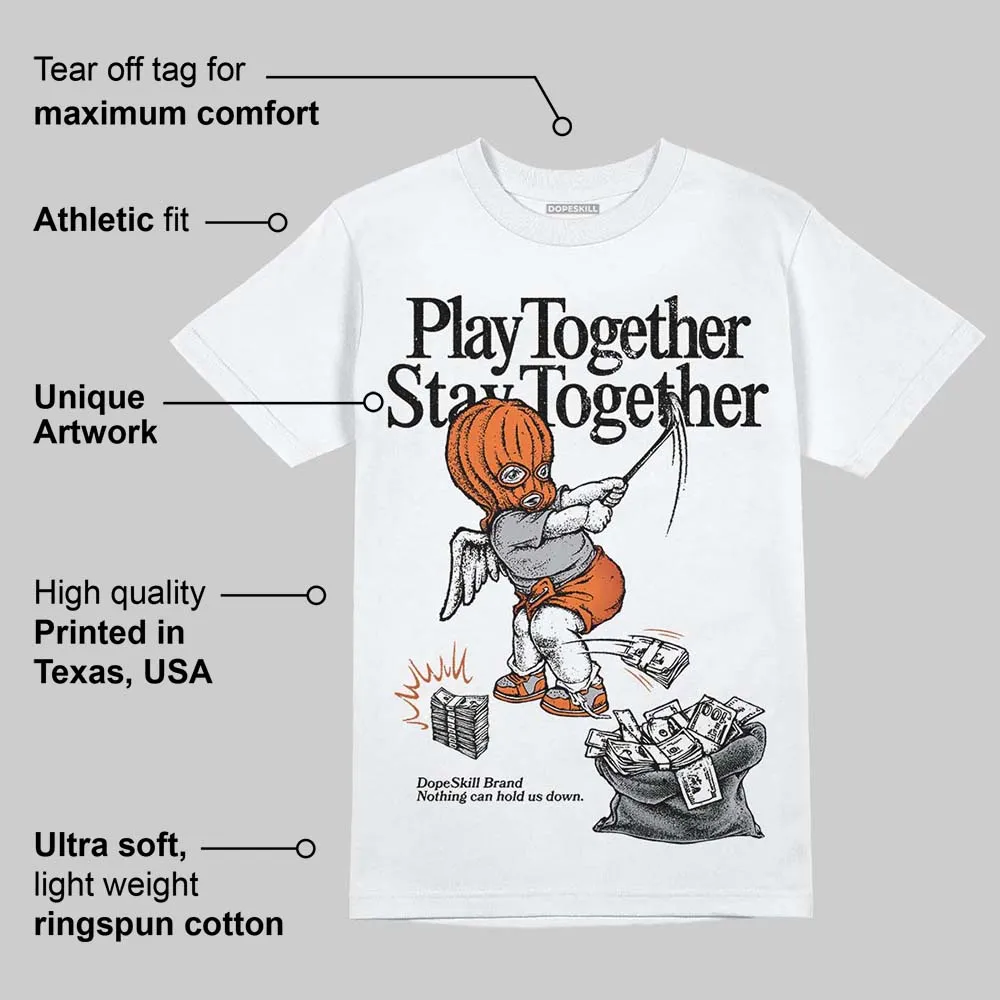 Kayano 14 Silver Piquant Orange DopeSkill T-Shirt Play together, Stay together Graphic sold by DopeSkill product image thumbnail 3