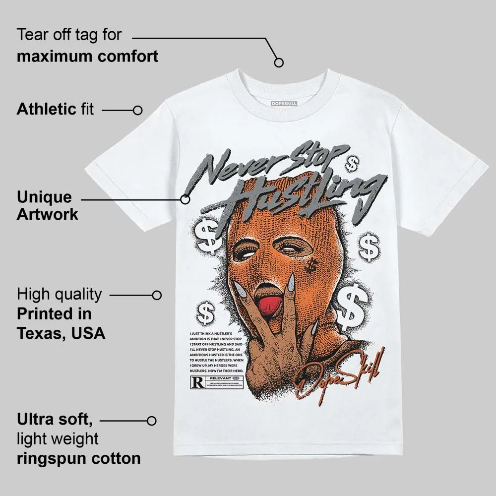 Kayano 14 Silver Piquant Orange DopeSkill T-Shirt Never Stop Hustling Graphic sold by DopeSkill product image thumbnail 3