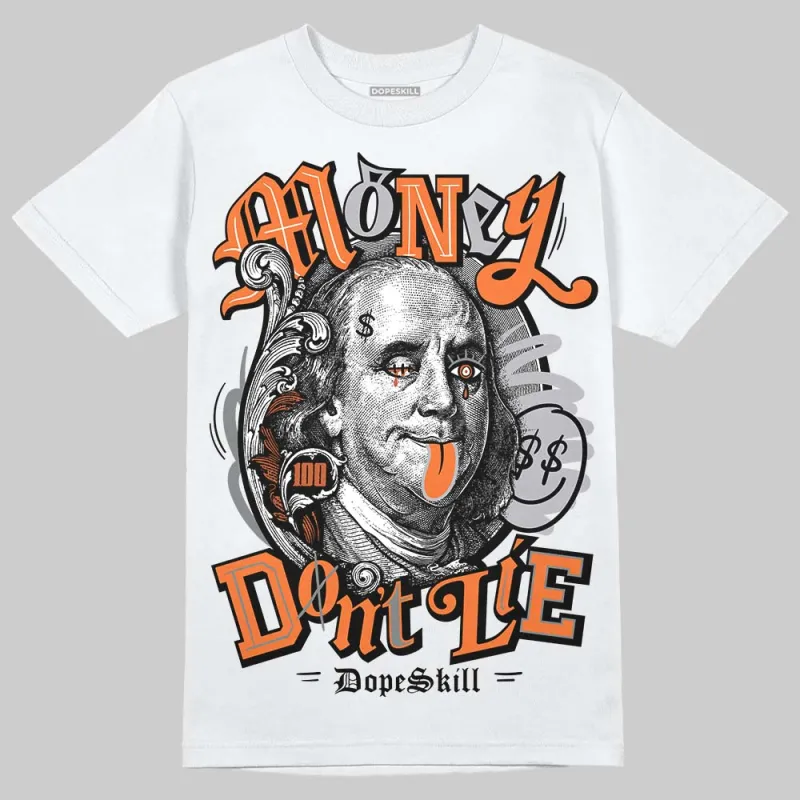 Kayano 14 Silver Piquant Orange DopeSkill T-Shirt Money Don't Lie Graphic sold by DopeSkill