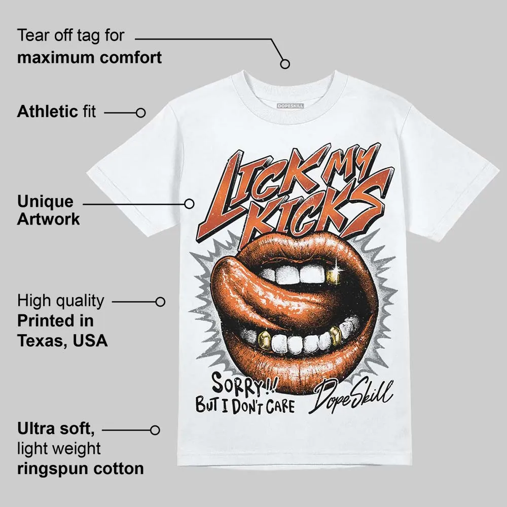 Kayano 14 Silver Piquant Orange DopeSkill T-Shirt Lick My Kicks Graphic sold by DopeSkill product image thumbnail 3