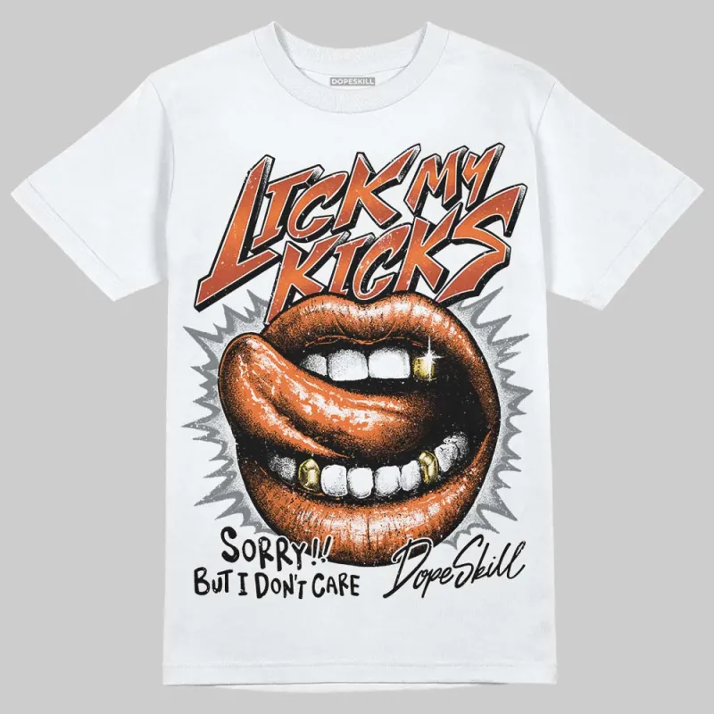 Kayano 14 Silver Piquant Orange DopeSkill T-Shirt Lick My Kicks Graphic sold by DopeSkill