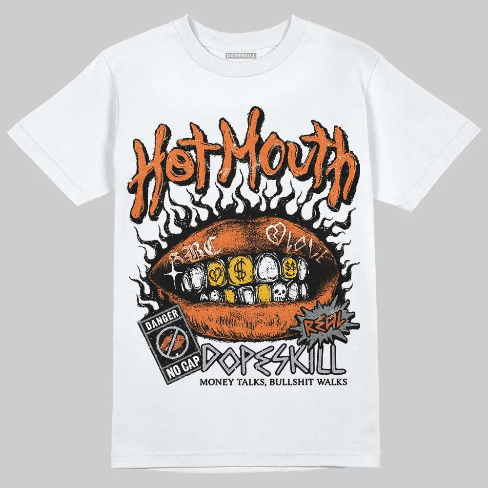 Kayano 14 Silver Piquant Orange DopeSkill T-Shirt Hot Mouth Graphic sold by DopeSkill