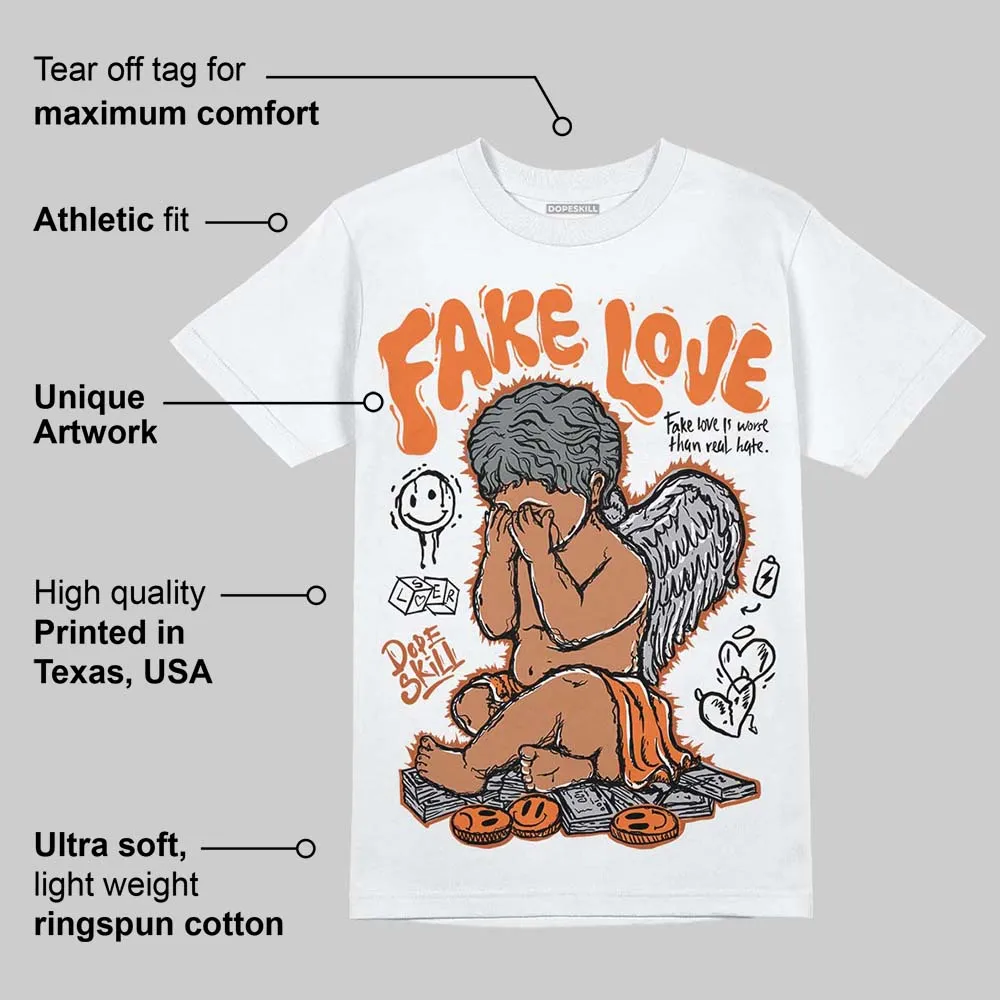 Kayano 14 Silver Piquant Orange DopeSkill T-Shirt False Love Graphic sold by DopeSkill product image thumbnail 3