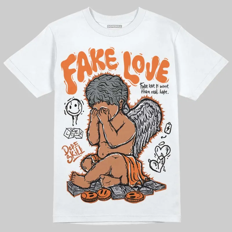 Kayano 14 Silver Piquant Orange DopeSkill T-Shirt False Love Graphic sold by DopeSkill