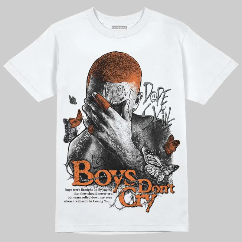 Kayano 14 Silver Piquant Orange DopeSkill T-Shirt Boys Don't Cry Graphic sold by DopeSkill