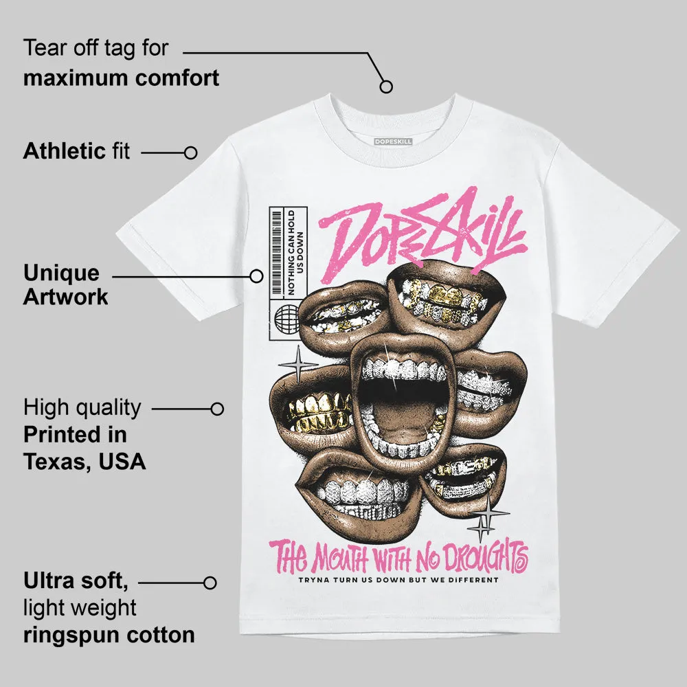 Kayano 14 Cream Sweet Pink DopeSkill T-Shirt The Mouth With No Droughts Graphic sold by DopeSkill product image thumbnail 3