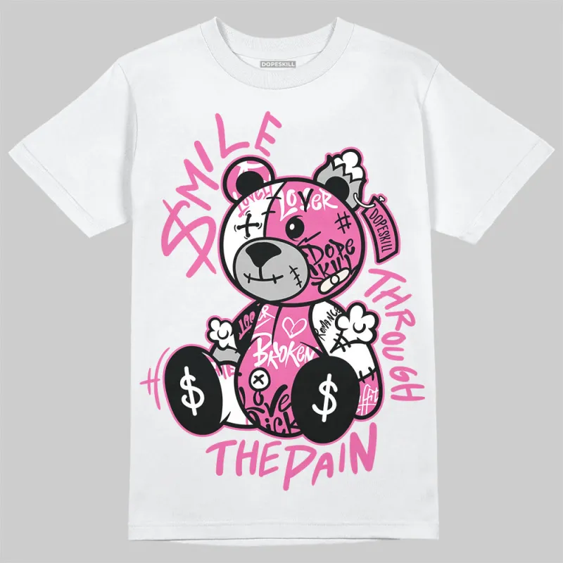 Kayano 14 Cream Sweet Pink DopeSkill T-Shirt Smile Through The Pain Graphic sold by DopeSkill