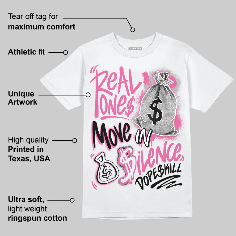 Kayano 14 Cream Sweet Pink DopeSkill T-Shirt Real Ones Move In Silence Graphic sold by DopeSkill product image thumbnail 3