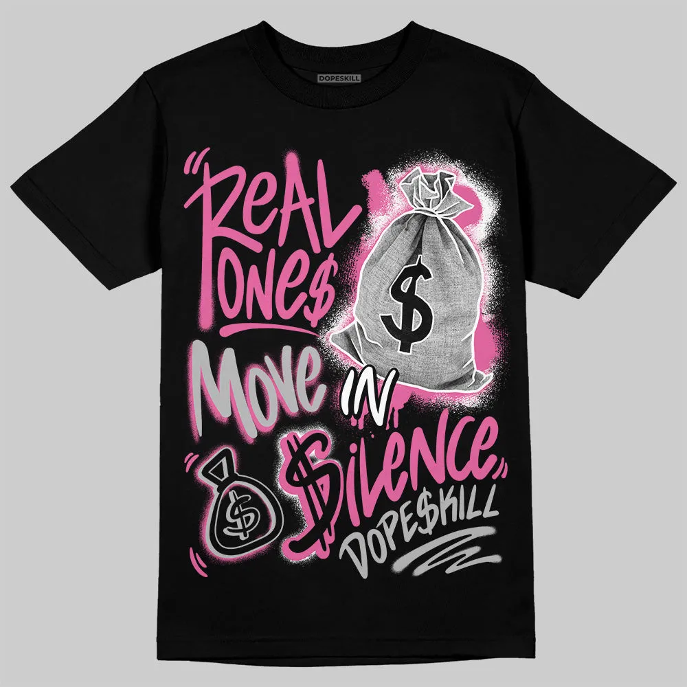 Kayano 14 Cream Sweet Pink DopeSkill T-Shirt Real Ones Move In Silence Graphic sold by DopeSkill product image thumbnail 2