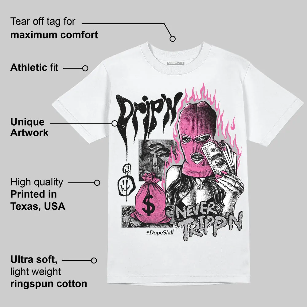 Kayano 14 Cream Sweet Pink DopeSkill T-Shirt Drip'n Never Tripp'n Graphic sold by DopeSkill product image thumbnail 3