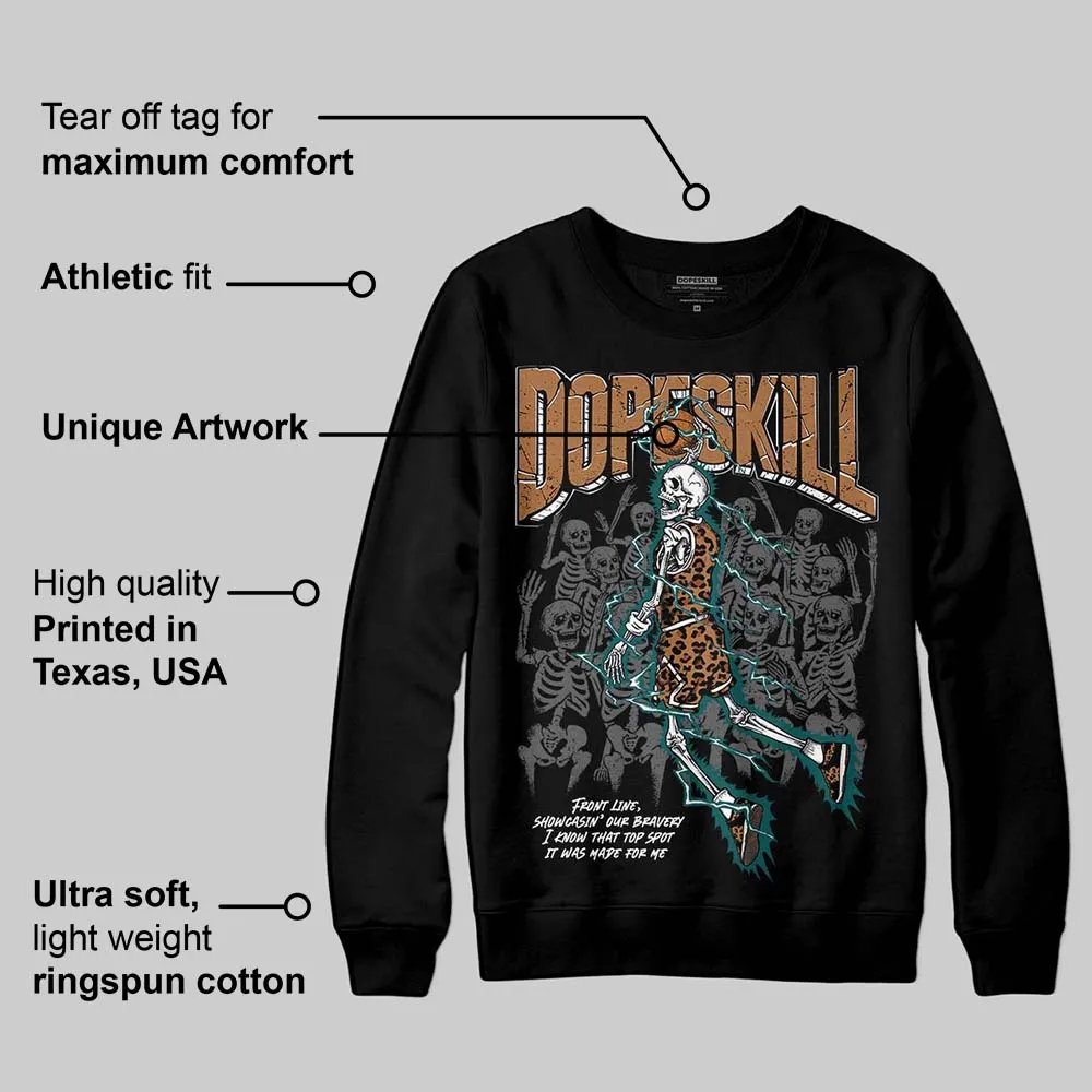 Samba Leopard Pack Collegiate Green DopeSkill Sweatshirt Thunder Dunk Graphic sold by DopeSkill product image thumbnail 3