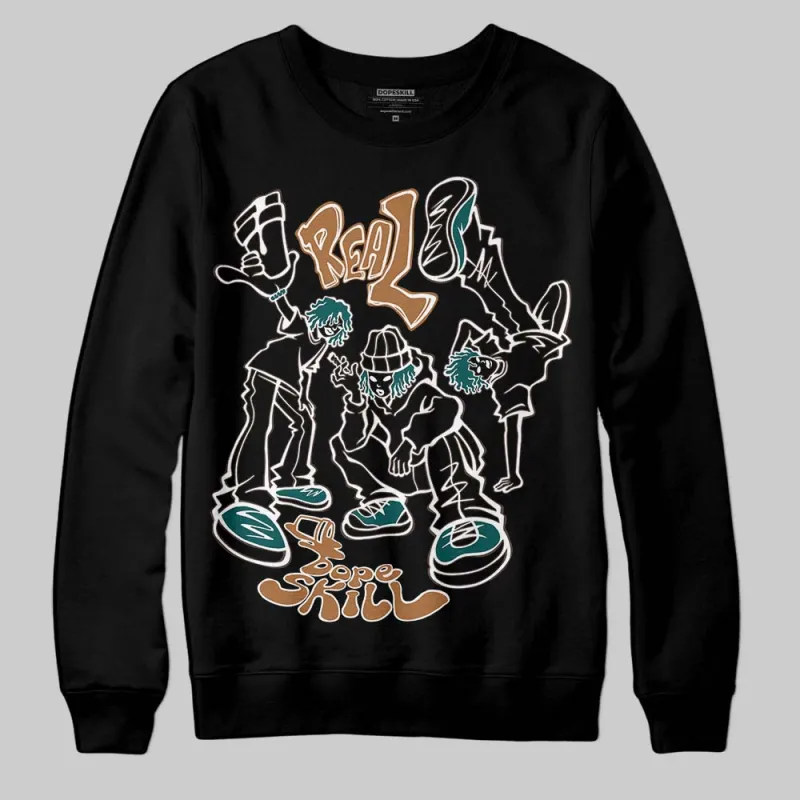 Samba Leopard Pack Collegiate Green DopeSkill Sweatshirt Real Y2K Players Graphic sold by DopeSkill