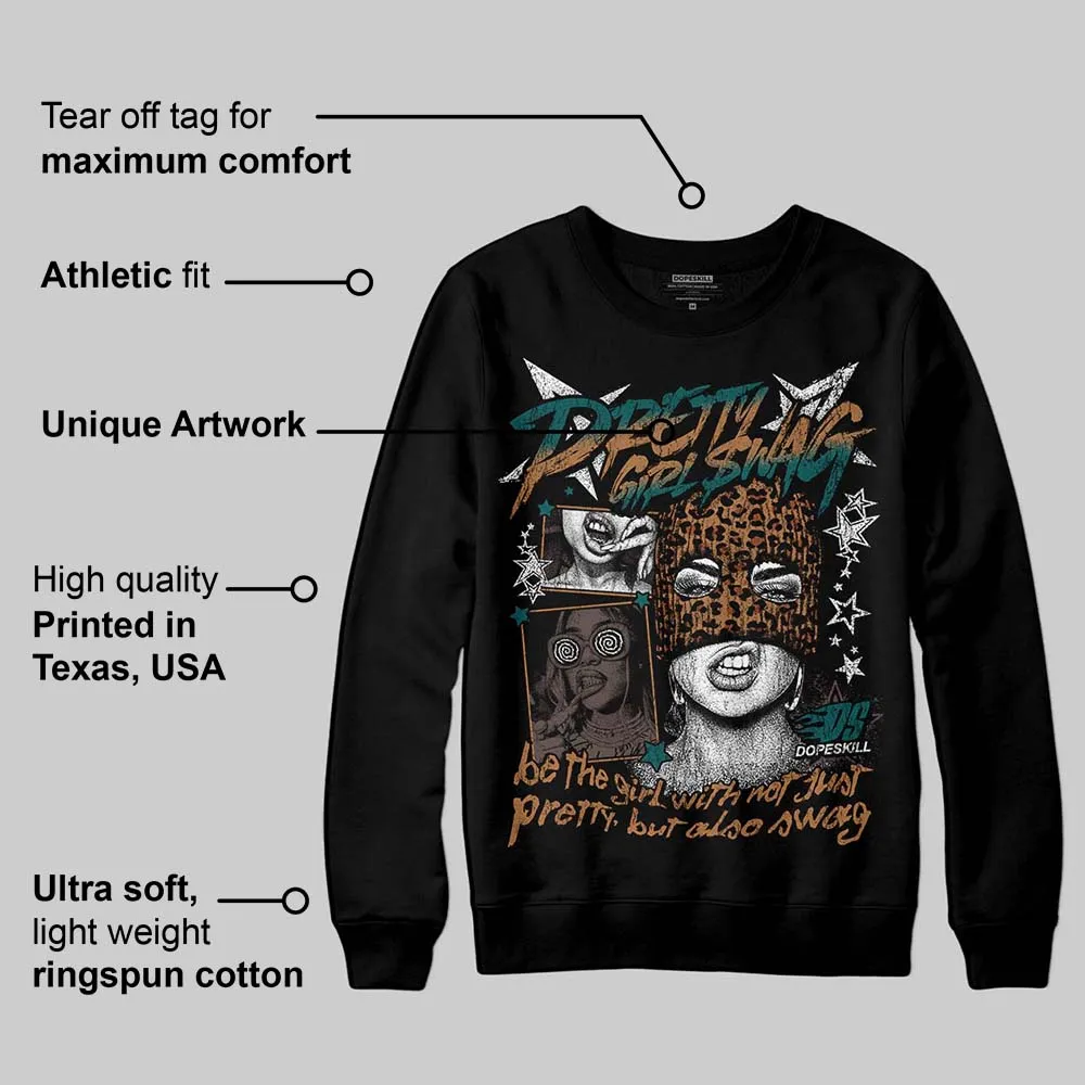 Samba Leopard Pack Collegiate Green DopeSkill Sweatshirt Pretty Girl Swag Graphic sold by DopeSkill product image thumbnail 3