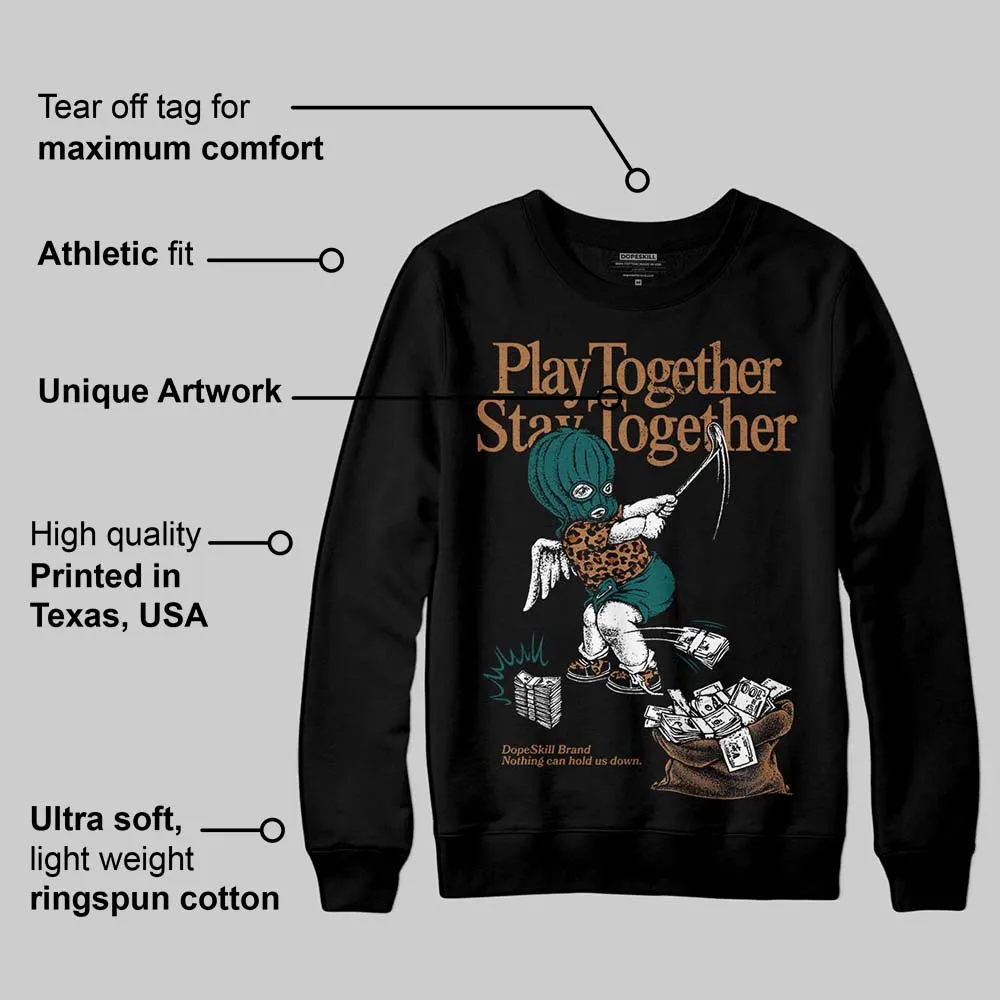 Samba Leopard Pack Collegiate Green DopeSkill Sweatshirt Play together, Stay together Graphic sold by DopeSkill product image thumbnail 3