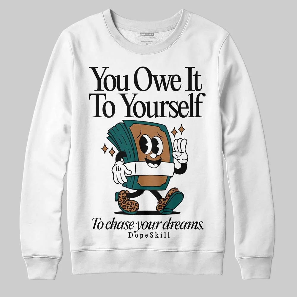 Samba Leopard Pack Collegiate Green DopeSkill Sweatshirt Owe It To Yourself Graphic sold by DopeSkill product image thumbnail 2