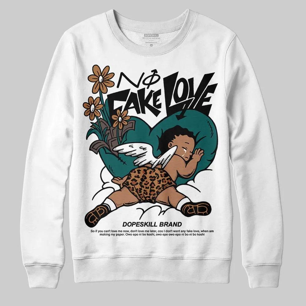 Samba Leopard Pack Collegiate Green DopeSkill Sweatshirt No Fake Love Graphic sold by DopeSkill product image thumbnail 2