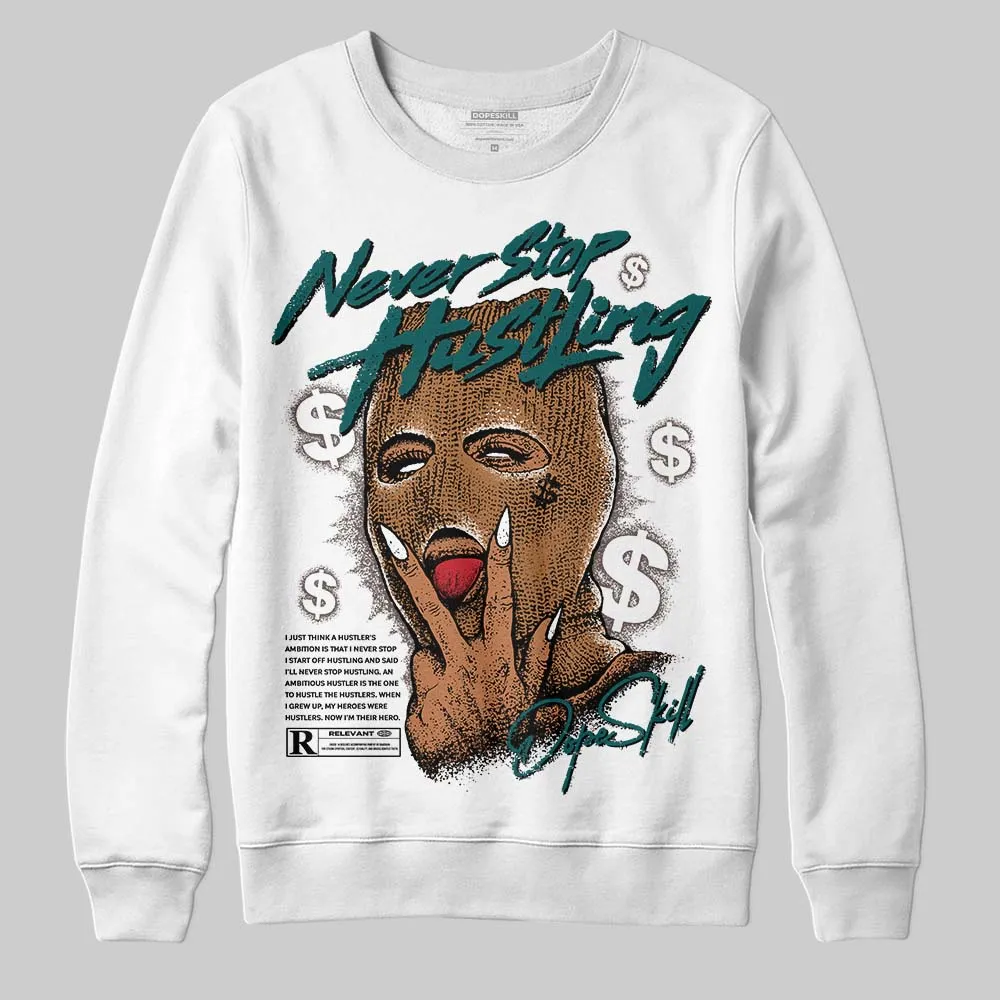 Samba Leopard Pack Collegiate Green DopeSkill Sweatshirt Never Stop Hustling Graphic sold by DopeSkill product image thumbnail 2