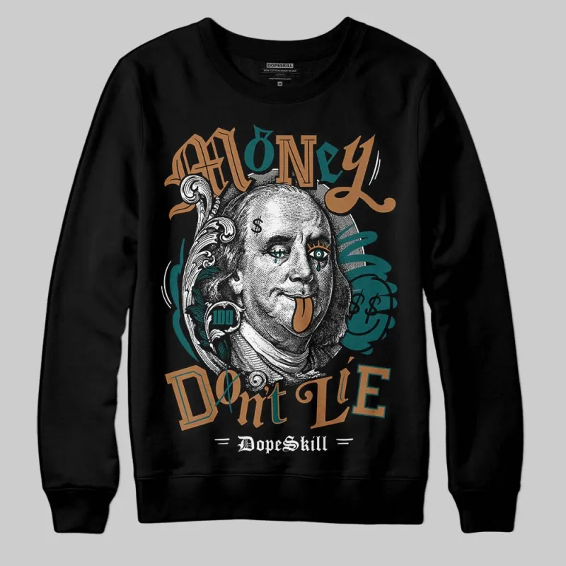 Samba Leopard Pack Collegiate Green DopeSkill Sweatshirt Money Don't Lie Graphic sold by DopeSkill
