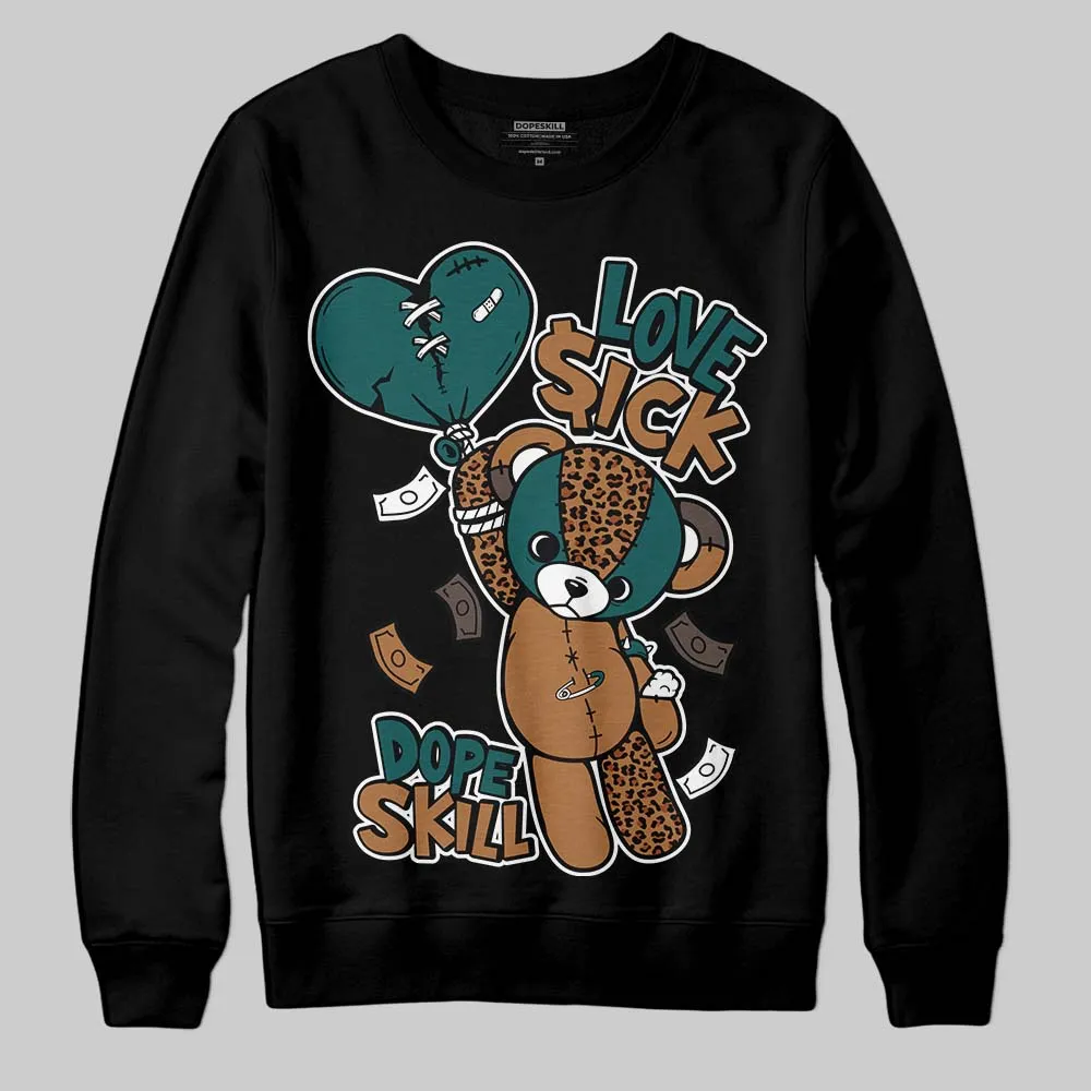 Samba Leopard Pack Collegiate Green DopeSkill Sweatshirt Love Sick Graphic sold by DopeSkill
