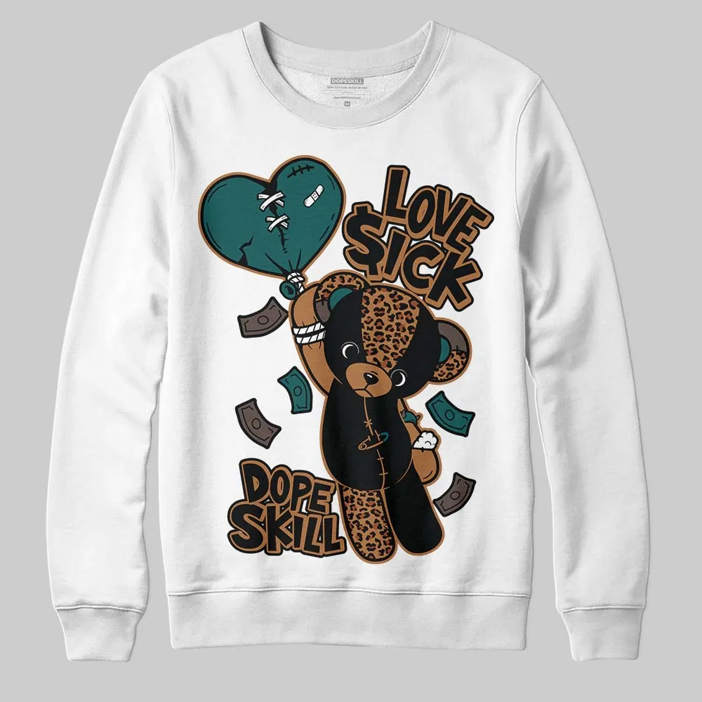 Samba Leopard Pack Collegiate Green DopeSkill Sweatshirt Love Sick Graphic sold by DopeSkill product image thumbnail 2