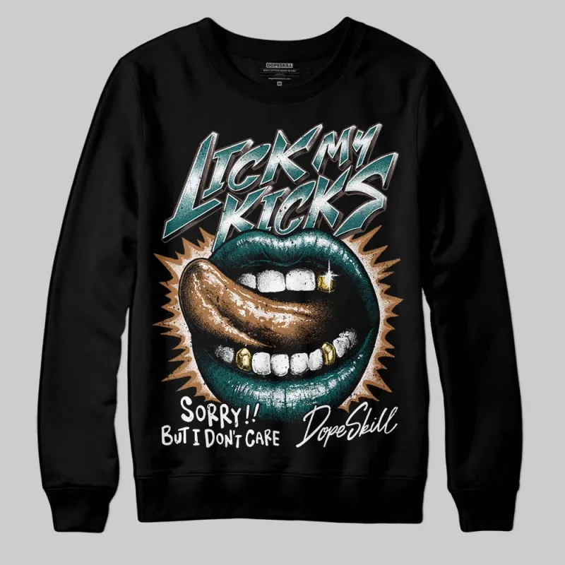 Samba Leopard Pack Collegiate Green DopeSkill Sweatshirt Lick My Kicks Graphic sold by DopeSkill