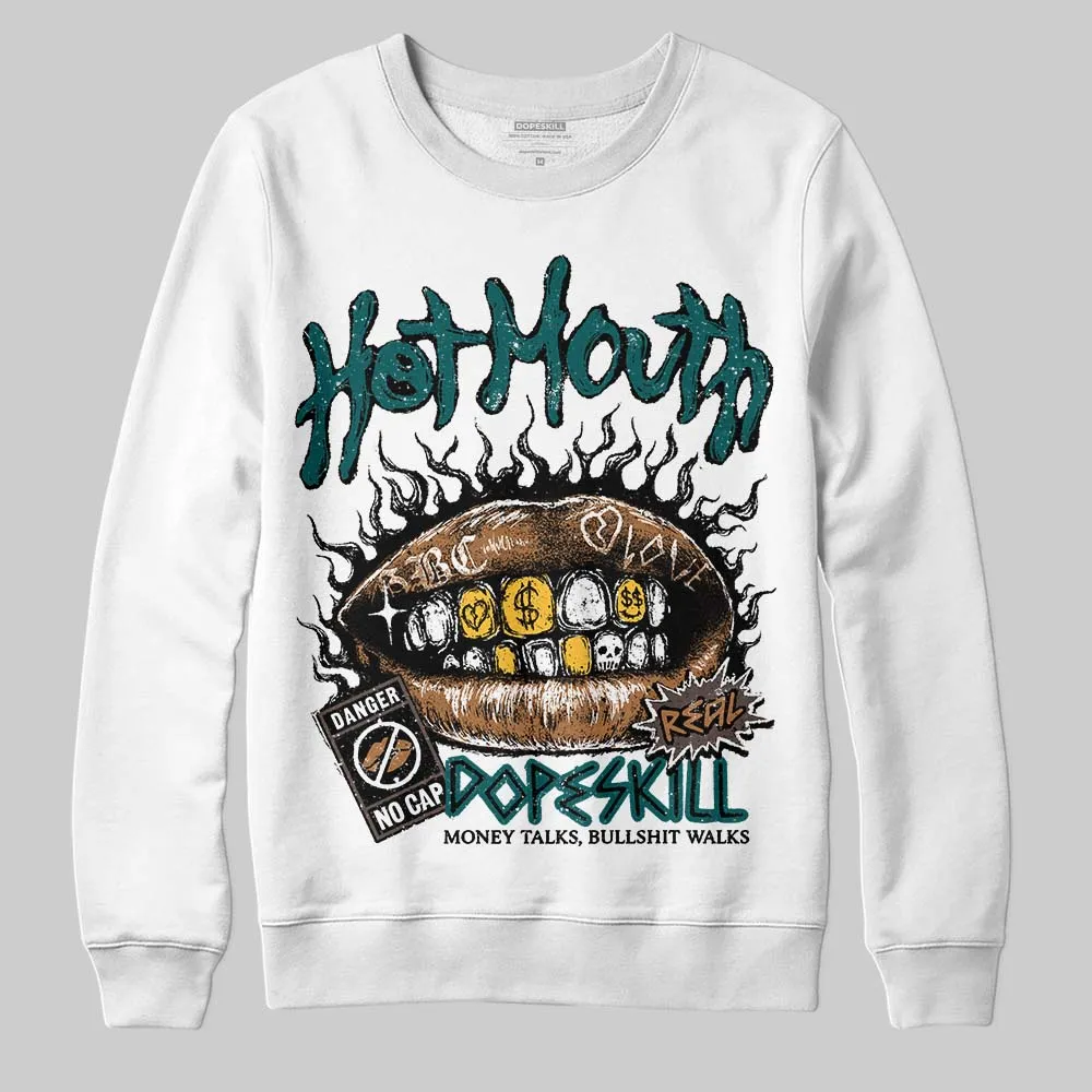 Samba Leopard Pack Collegiate Green DopeSkill Sweatshirt Hot Mouth Graphic sold by DopeSkill product image thumbnail 2