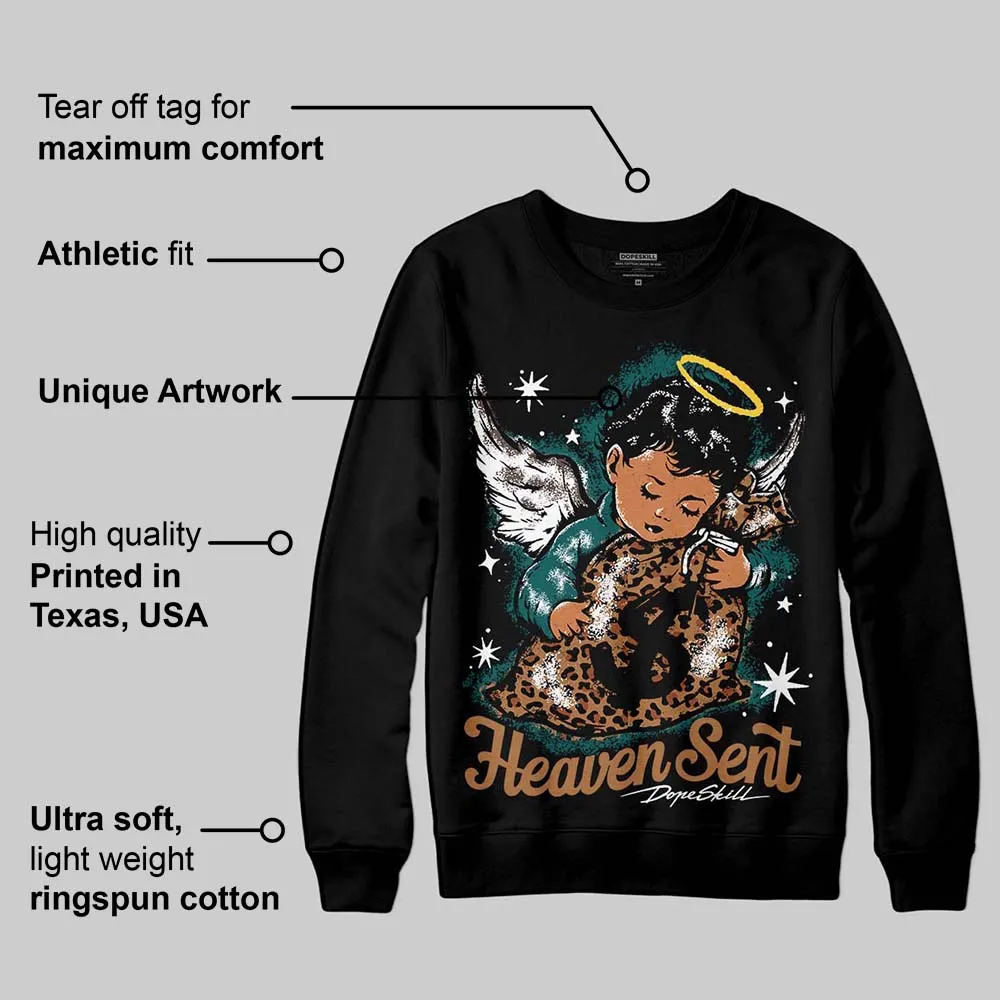 Samba Leopard Pack Collegiate Green DopeSkill Sweatshirt Heaven Sent Graphic sold by DopeSkill product image thumbnail 3