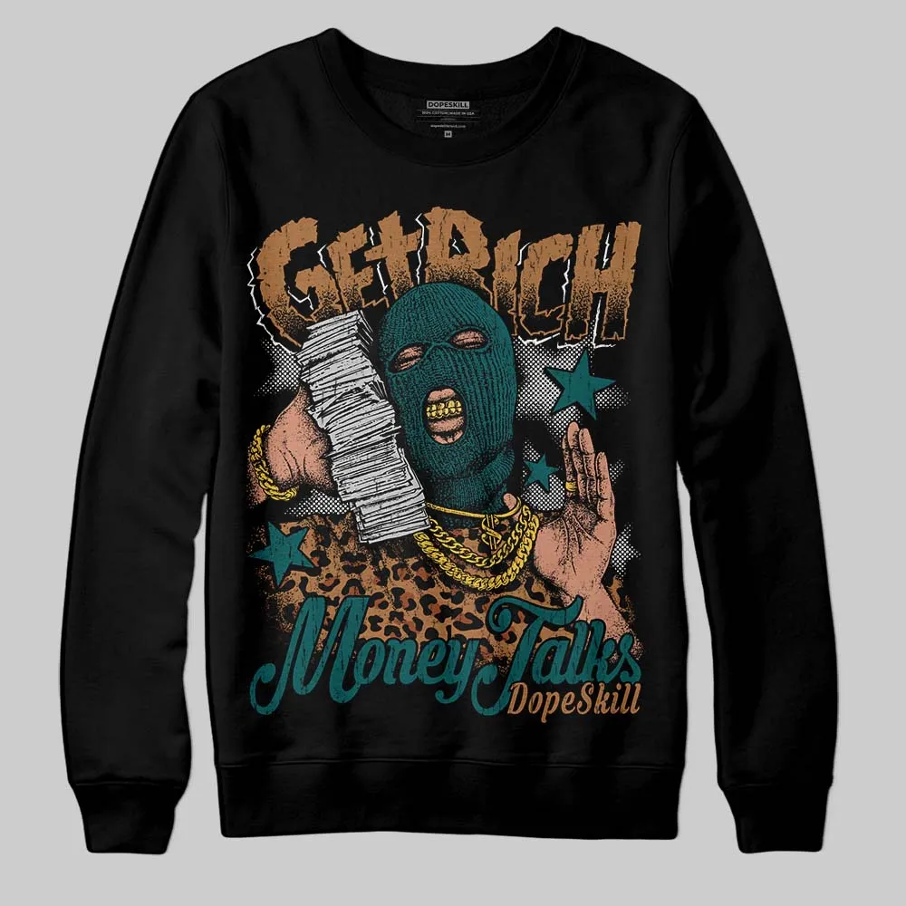 Samba Leopard Pack Collegiate Green DopeSkill Sweatshirt Get Rich Graphic sold by DopeSkill