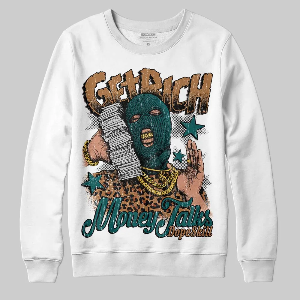 Samba Leopard Pack Collegiate Green DopeSkill Sweatshirt Get Rich Graphic sold by DopeSkill product image thumbnail 2