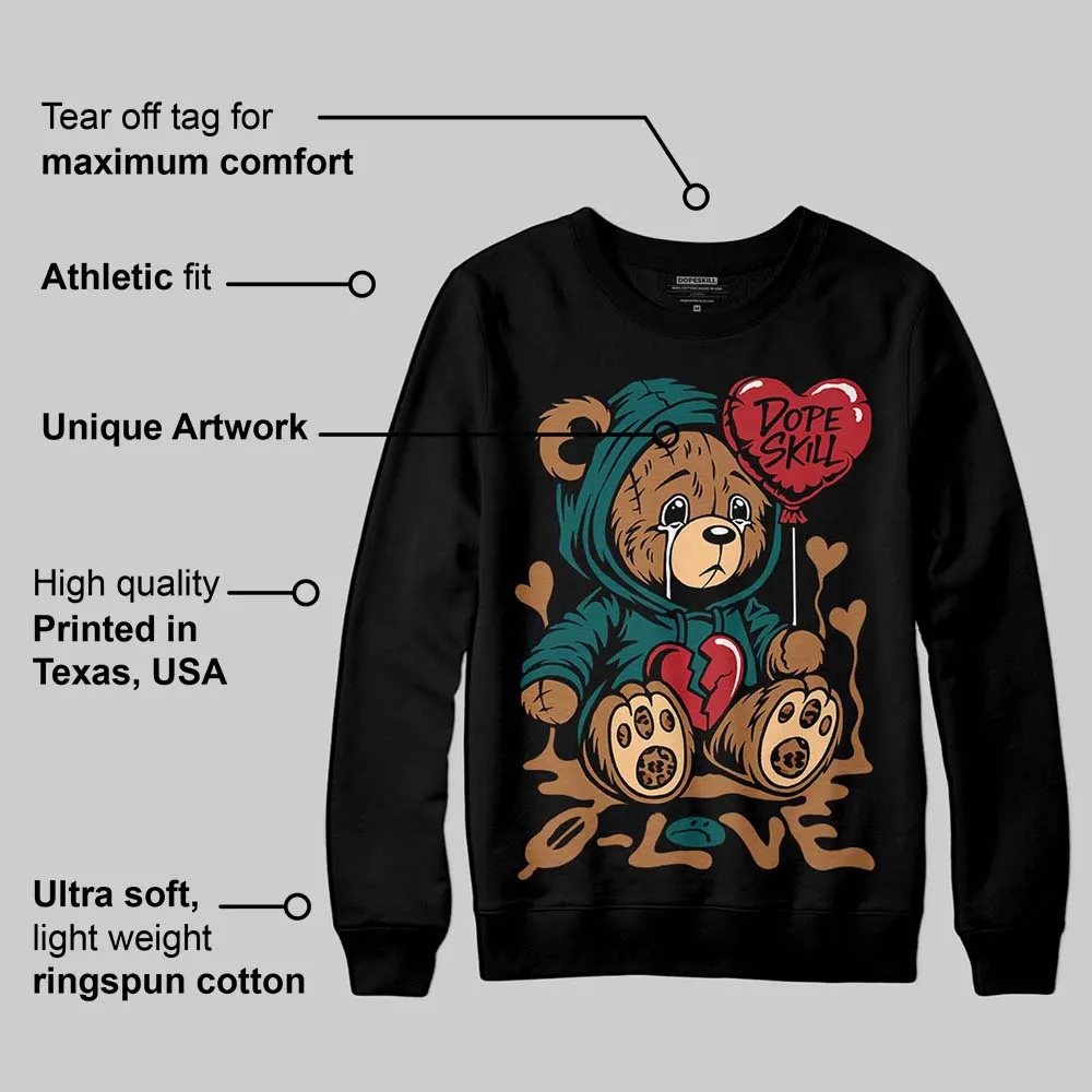 Samba Leopard Pack Collegiate Green DopeSkill Sweatshirt Broken Bear Graphic sold by DopeSkill product image thumbnail 3