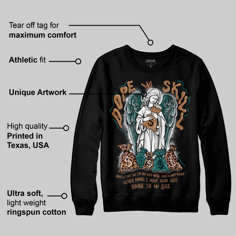 Samba Leopard Pack Collegiate Green DopeSkill Sweatshirt Angels Graphic sold by DopeSkill product image thumbnail 3