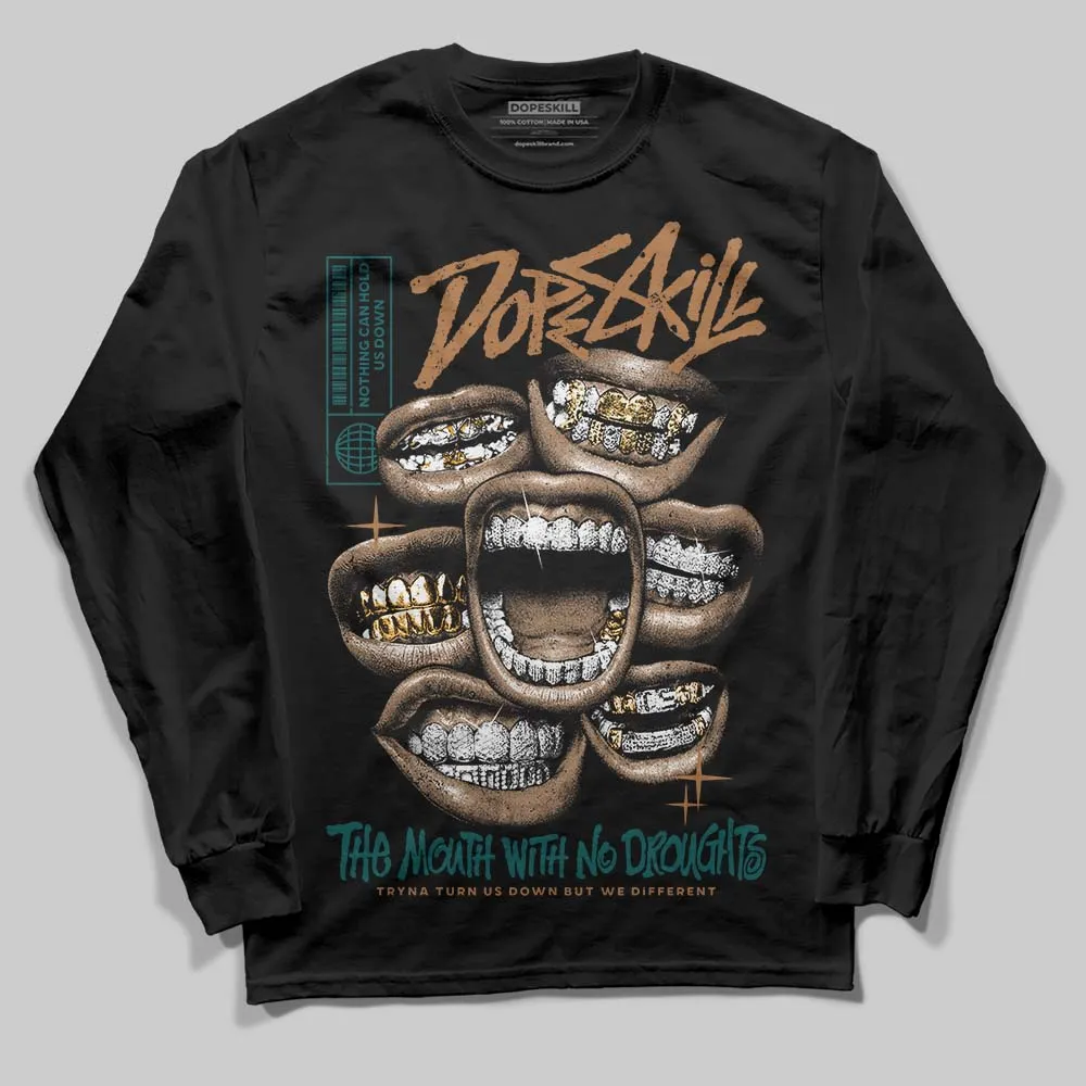 Samba Leopard Pack Collegiate Green DopeSkill Long Sleeve T-Shirt The Mouth With No Droughts Graphic sold by DopeSkill