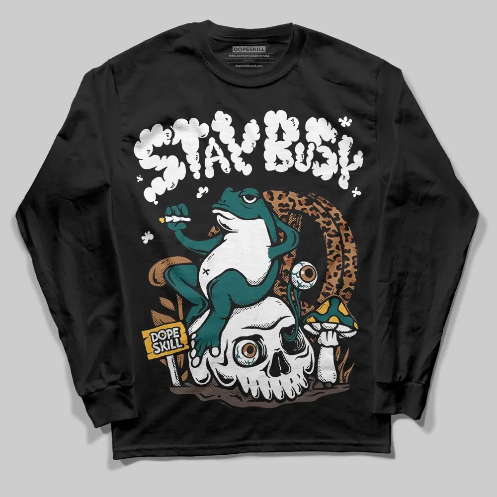 Samba Leopard Pack Collegiate Green DopeSkill Long Sleeve T-Shirt Stay Busy Graphic sold by DopeSkill