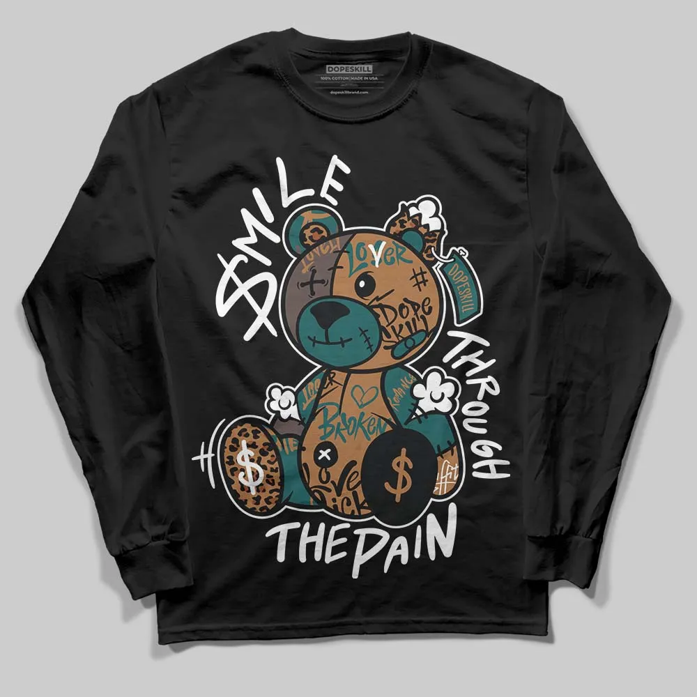 Samba Leopard Pack Collegiate Green DopeSkill Long Sleeve T-Shirt Smile Through The Pain Graphic sold by DopeSkill
