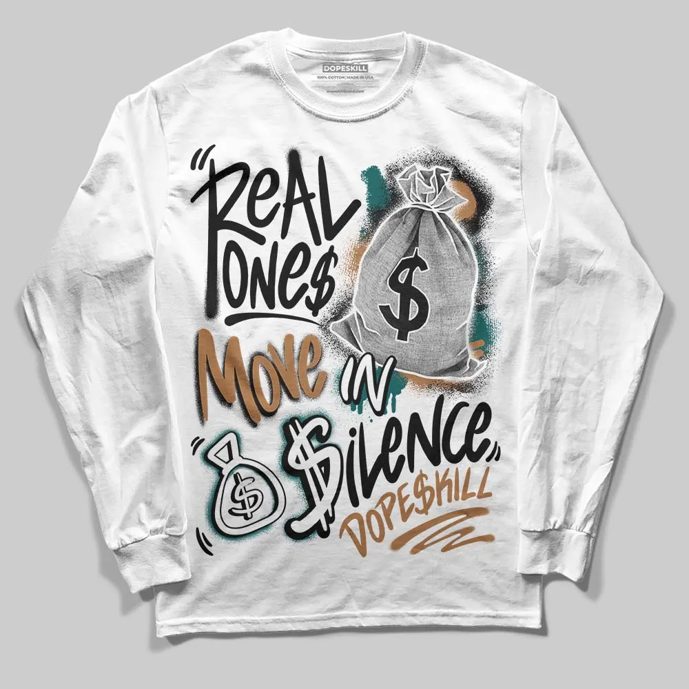 Samba Leopard Pack Collegiate Green DopeSkill Long Sleeve T-Shirt Real Ones Move In Silence Graphic sold by DopeSkill product image thumbnail 2