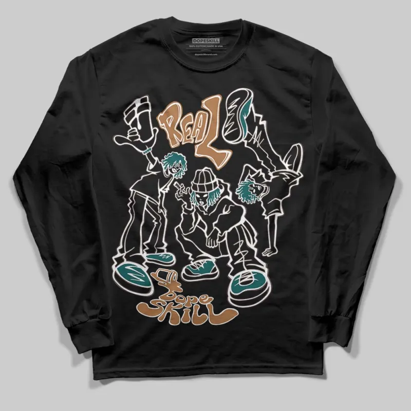 Samba Leopard Pack Collegiate Green DopeSkill Long Sleeve T-Shirt Real Y2K Players Graphic sold by DopeSkill