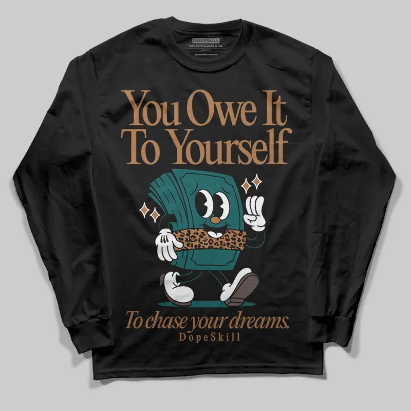 Samba Leopard Pack Collegiate Green DopeSkill Long Sleeve T-Shirt Owe It To Yourself Graphic sold by DopeSkill