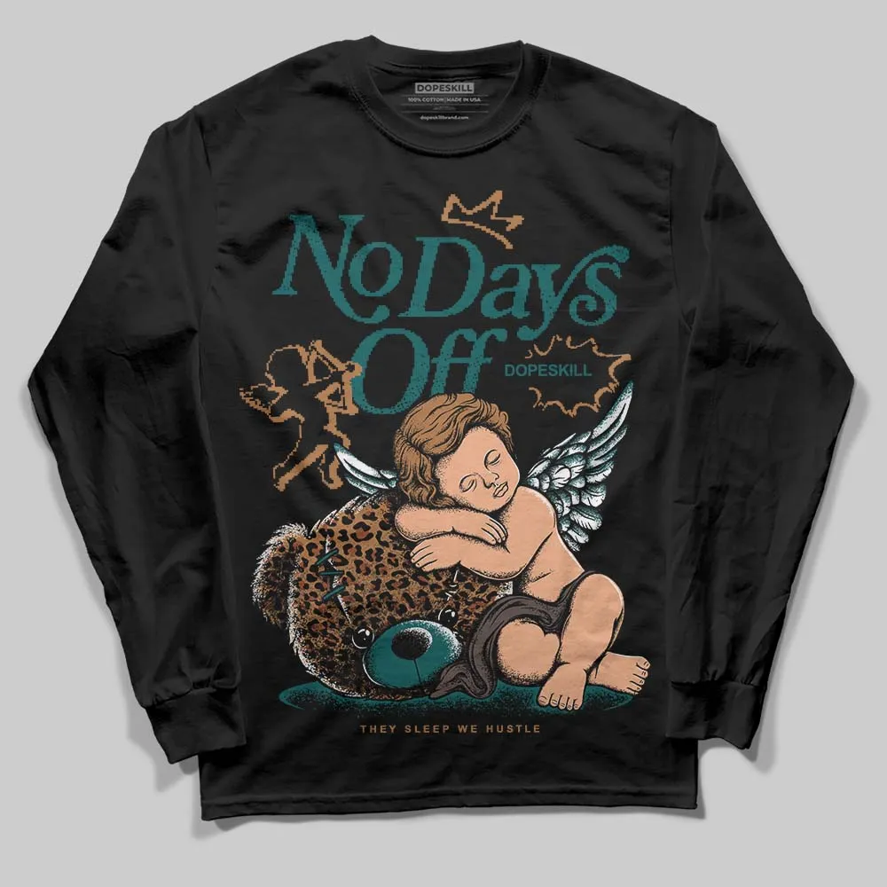 Samba Leopard Pack Collegiate Green DopeSkill Long Sleeve T-Shirt New No Days Off Graphic sold by DopeSkill