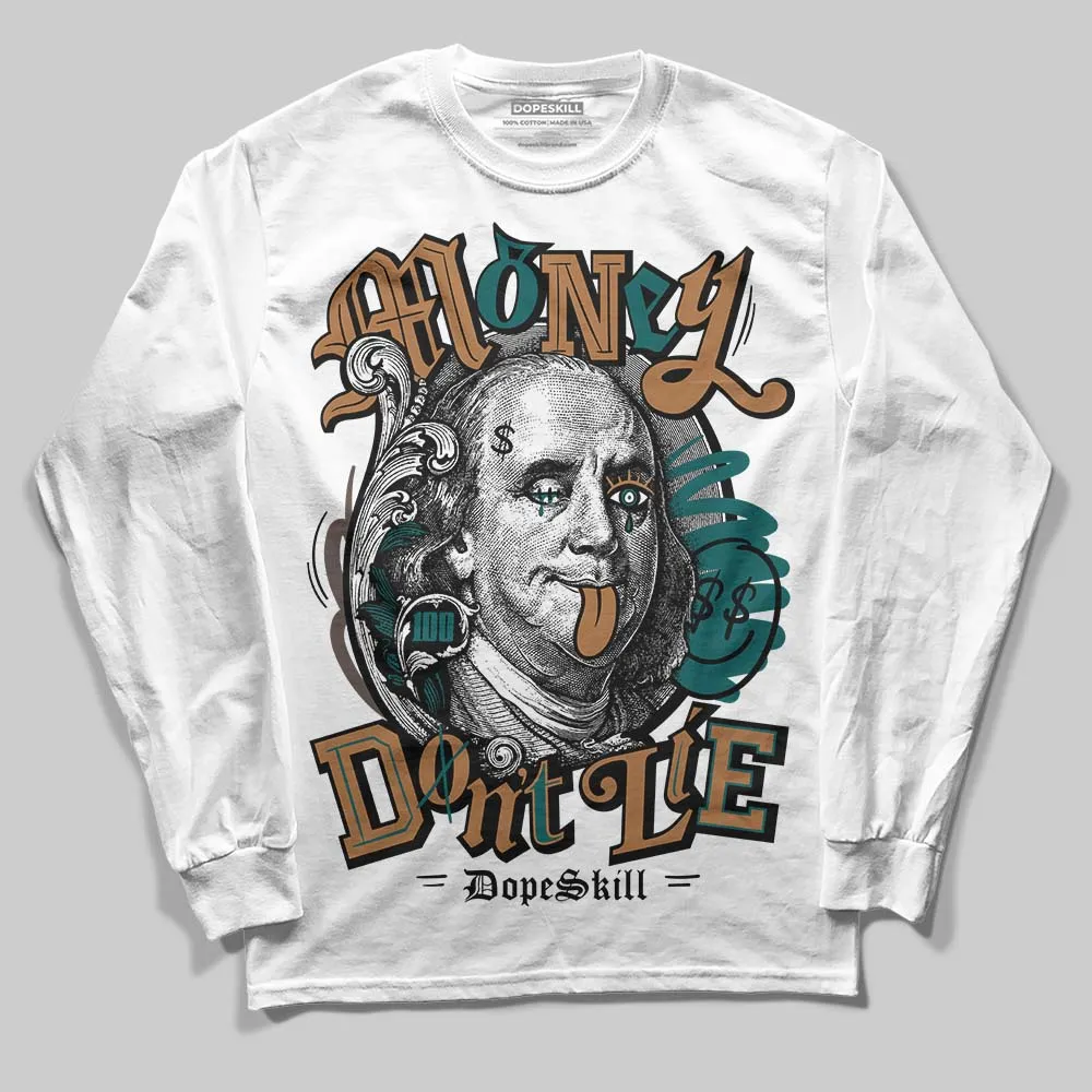 Samba Leopard Pack Collegiate Green DopeSkill Long Sleeve T-Shirt Money Don't Lie Graphic sold by DopeSkill product image thumbnail 2